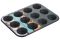 Форма для выпечки маффинов ARDESTO Tasty baking, 35х26.5х3см, 12шт, углеродистая сталь, серо-голубой