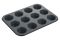 Форма для випікання мафінів ARDESTO Tasty baking, 35х26.5х3см, 12шт, вуглецева сталь, сіро-блакитний