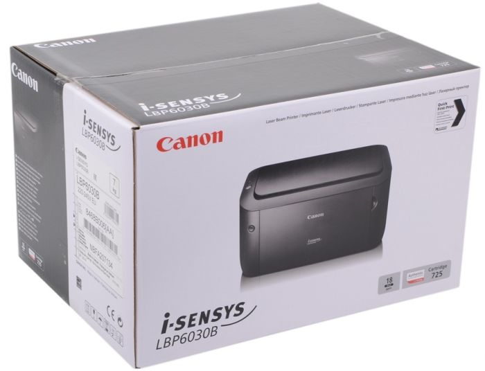 Принтер А4 Canon i-SENSYS LBP6030B (бандл з 2 картриджами)