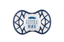 Пустышка Nuvita 7084 Air55 Cool ортодонтическая 6m+ "LITTLE MAN" темно-синяя