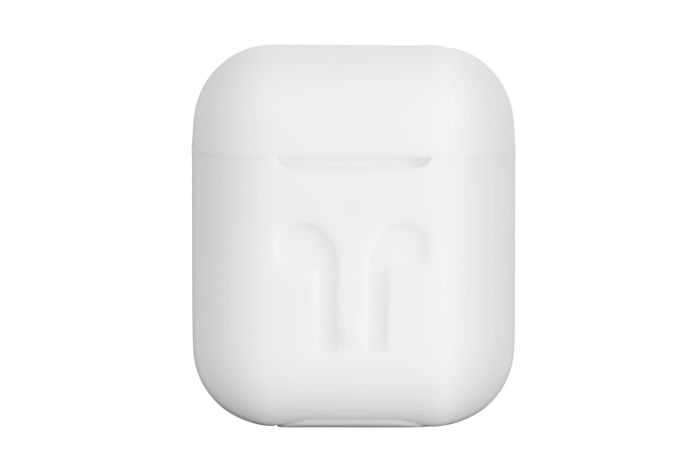 Чохол 2Е для AirPods (Gen 1-2, 2016-2019), Pure Color Silicone Imprint (3.0mm), білий