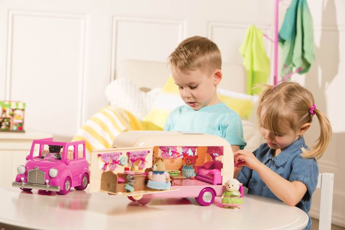 Игровой набор Li`l Woodzeez Веселый кемпинг, закрытая уп.