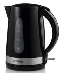 Електрочайник Gorenje, 1,7л, пластик, чорний