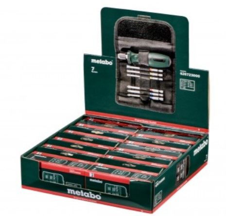 Викрутки Metabo набір 7шт, 6 біт, SL,PH,PZ,Torx