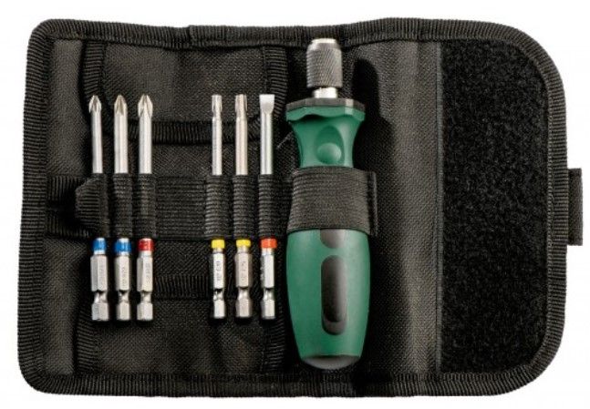 Викрутки Metabo набір 7шт, 6 біт, SL,PH,PZ,Torx