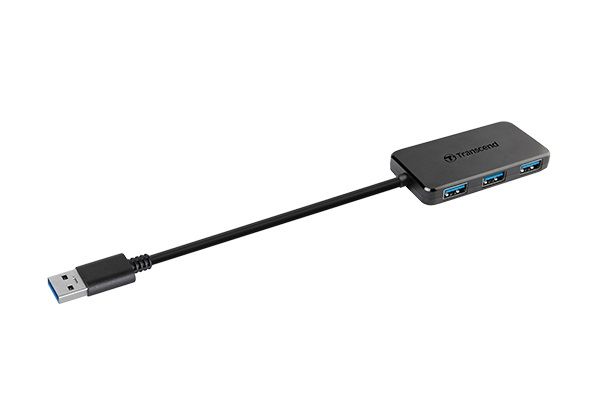 Хаб Transcend USB 3.1 Type-A > 4xUSB 3.1 Type-A пасивный