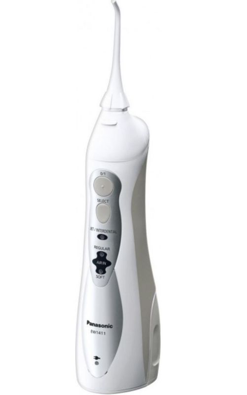 Ирригатор Panasonic портативний, чаша 130 мл, аккум. в компл., серый