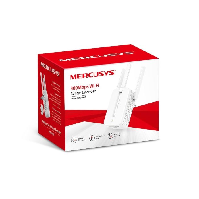 Расширитель покрытия WiFi MERCUSYS  N300 Mercusys MW300RE