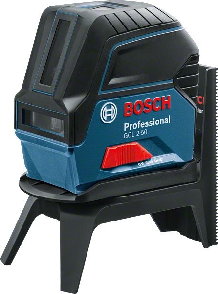 Нівелір лазерний Bosch Professional GCL 2-50, до 15м, ±0.3мм/м, + RM1 + BM3 + LR6 + кейс, 0.5кг