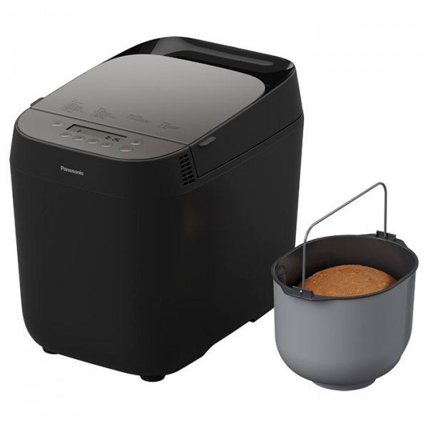 Хлебопечка Panasonic 700Вт, программ-18, макс.вес -1кг, форма-кругл., пластик, черный