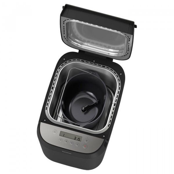 Хлебопечка Panasonic 700Вт, программ-18, макс.вес -1кг, форма-кругл., пластик, черный
