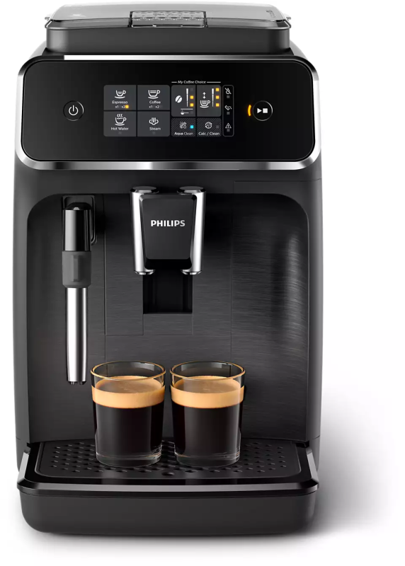 Кавомашина Philips Series 2200 1.8л, зерно, ручний капучинатор, авторецептів - 1, чорний
