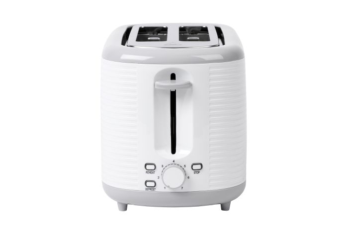 Тостер Ardesto White stripes  930Вт, пластик, белый+серый ARDESTO T-F17WG