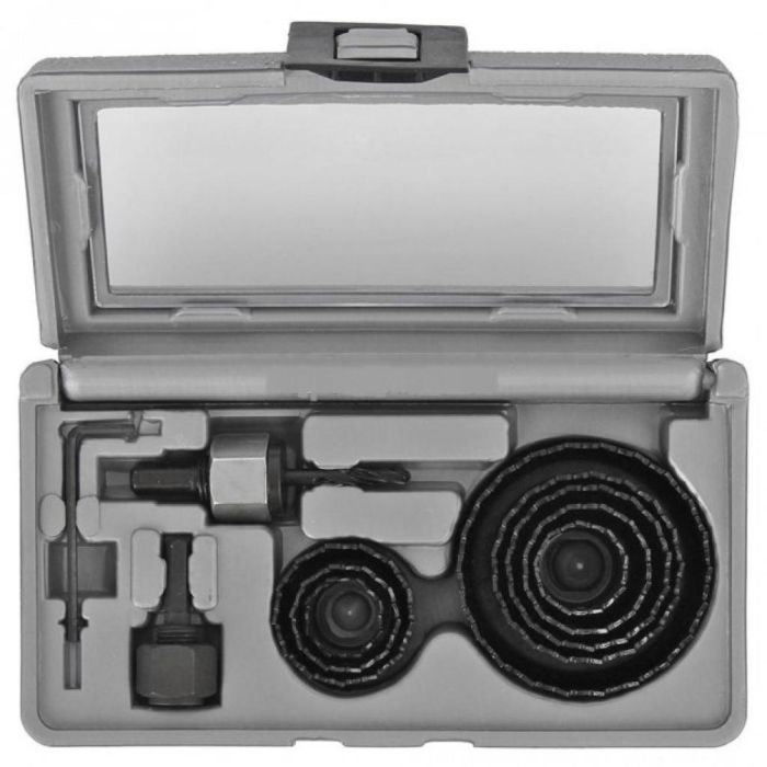 Коронки по дереву Bosch, 11 предметов, 22,25,29,35,38,44,51,68мм, 2 адаптера, кейс