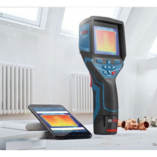Термодетектор акумуляторний Bosch Professional GTC 400 C, 12В, акб 1х2А·год, -10°C…+400°C, ±3,0°C, IP53, ЗП, 0.5кг