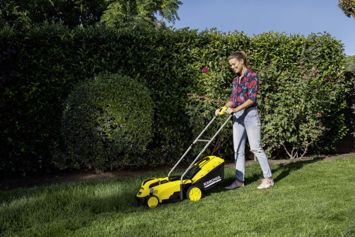 Газонокосарка акумуляторна Karcher LMO 18-33 Battery 18В 33см 35-65мм без АКБ та ЗП