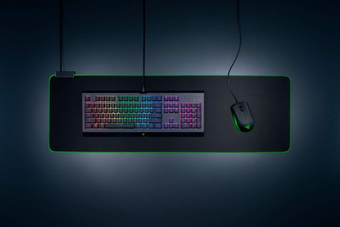 Игровая поверхность Razer Goliathus Extended Chroma, RGB, XXL (920х294х3мм), чёрный