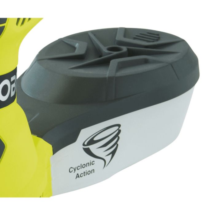Шлифмашина эксцентриковая Ryobi ROS300A 300Вт 125мм 7000-12000об·мин +20 шлифлистов 1.7кг