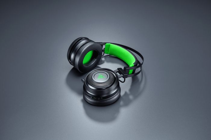 Гарнитура Razer Nari Ultimate for Xbox One, WL, чёрно-зелёный