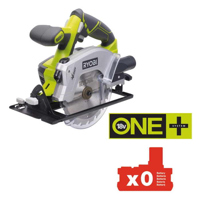 Пила дисковая аккумуляторная Ryobi ONE+ RWSL1801M 18В 150мм 2.8кг без АКБ и ЗУ