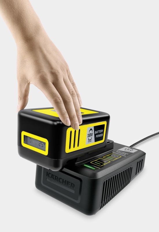 Набор аккумулятора и зарядного устройства Karcher, 18В, 5А•час, ЗУ