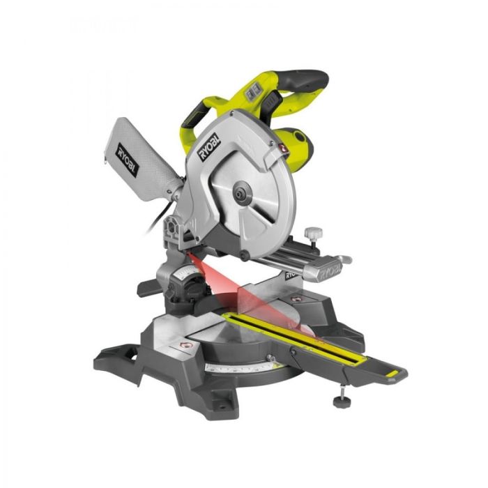 Пила торцовочная Ryobi EMS254L с протяжкой 2000Вт диск 254мм лазер 16.2кг