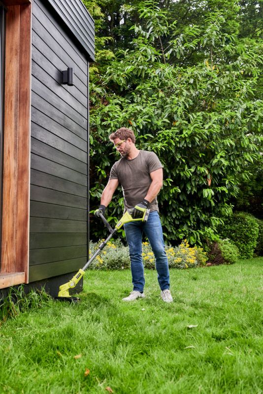 Тример садовий акумуляторний Ryobi ONE+ OLT1832 18В 25-30см телескоп.штанга регулювання кута нахилу 2.3кг без АКБ та ЗП