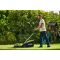 Газонокосарка гібридна Ryobi ONE+ RY18LMH37A-250 18В/220В акб 2х5А·год 37см 45л 25-70мм 15.7кг
