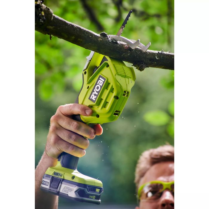 Пила шабельна акумуляторна Ryobi ONE+ RY18PSA-0 18В різ 80мм лезо 15см 0.9кг без АКБ та ЗП