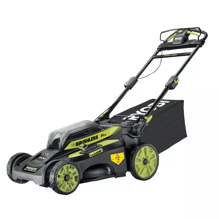 Газонокосилка аккумуляторная Ryobi Max Power RY36LMX51A-160 36В акб 1х6А·ч 51см 70л 20-70мм самоходная 24.7кг
