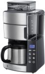 Кофеварка Russell Hobbs капельная Grind and Brew 1л, молотый, LED-дисплей, черно-металл