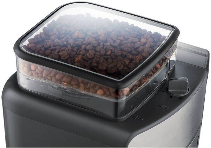 Кавоварка Russell Hobbs крапельна Grind and Brew 1л, мелена, LED-дисплей, сріблясто-чорний