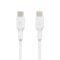 Кабель USB-C > USB-C заряджання/синхронізації Belkin 1м, 60Вт, Type-C, PVC, білий