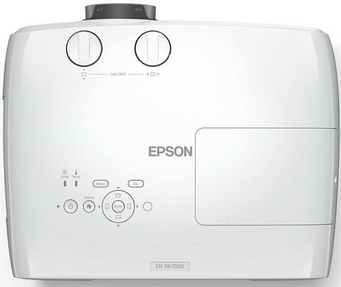 Проєктор домашнього кінотеатру Epson EH-TW7000 UHD, 3000 lm, 1.32-2.15