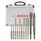 Набір свердел та зубил Bosch Professional SDS-plus, кейс, 11шт