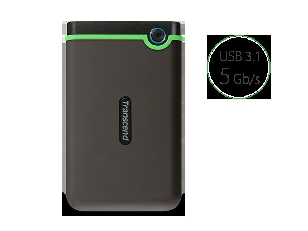 Портативный жесткий диск Transcend 4TB USB 3.1 StoreJet 25M3 Серый