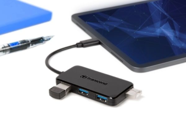 Хаб Transcend USB 3.1 Type-C > 4xUSB 3.1 Type-A пасивний