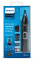 Триммер Philips Series 5000 для бороды, усов, окантовки,бровей, носа и ушей, 1хАА, насадок-4, чехол, сталь, черный