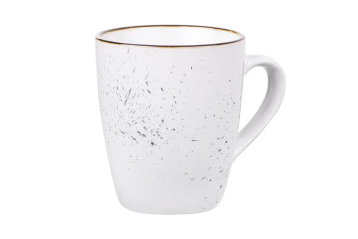 Чашка Ardesto Bagheria Bright white, 360мл, керамика, белый