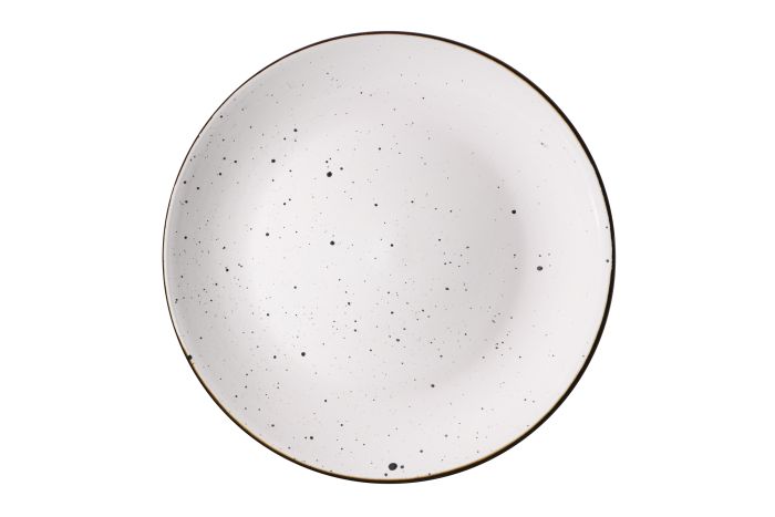 Тарілка десертна Ardesto Bagheria Bright white, 19см, кераміка, білий