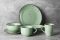 Тарелка суповая Ardesto Bagheria Pastel green, 20см, керамика, зеленый