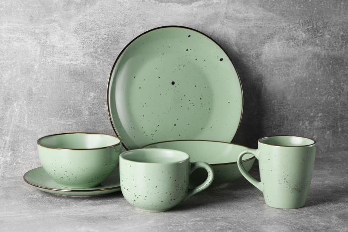 Тарелка суповая Ardesto Bagheria Pastel green, 20см, керамика, зеленый