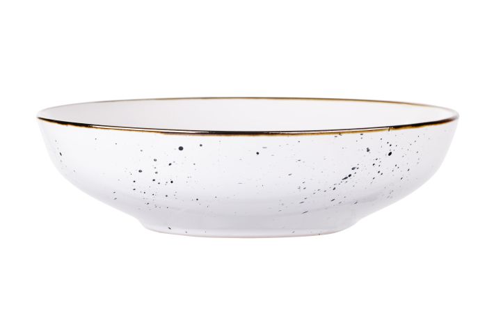 Тарелка суповая Ardesto Bagheria Bright white, 20см, керамика, белый