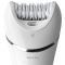 Епілятор Philips 8000 series дисковий, акумуляторний , пінцет.-32, волог.+сух., насадок-4, з підсвіткою, білий