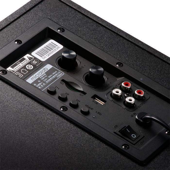 Акустическая система MICROLAB  2.1, 40W, mini-jack, USB, SD, черный Microlab TMN-9U