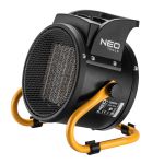 Тепловая пушка электрическая Neo Tools, 2кВт, 30м кв, 197м куб/ч, керамический нагрев. элемент (PTC), чёрный