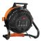 Тепловая пушка электрическая Neo Tools, 2в1, 2.4кВт, 35-50м кв, 460м куб/ч, цифровая регулировка, чёрно-оранжевый
