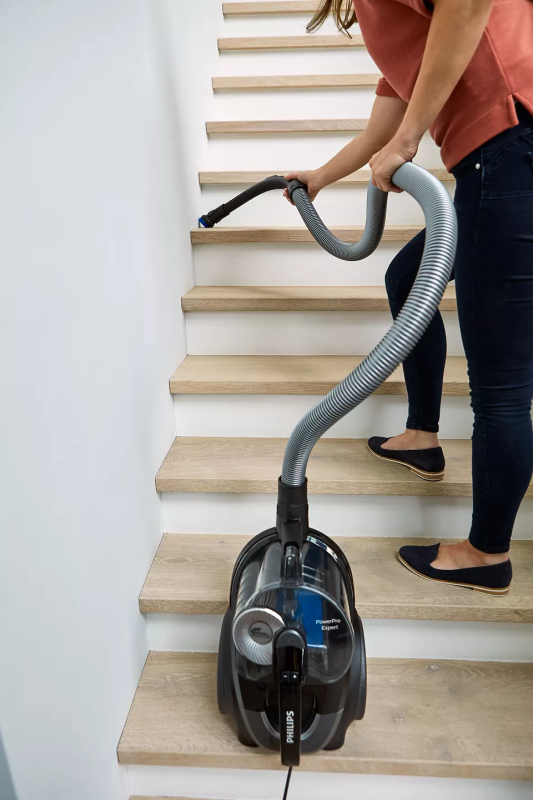 Пилосос Philips контейнерний 7000 series, 900Вт, конт пил -2л, НЕРА, турбощітка, синій