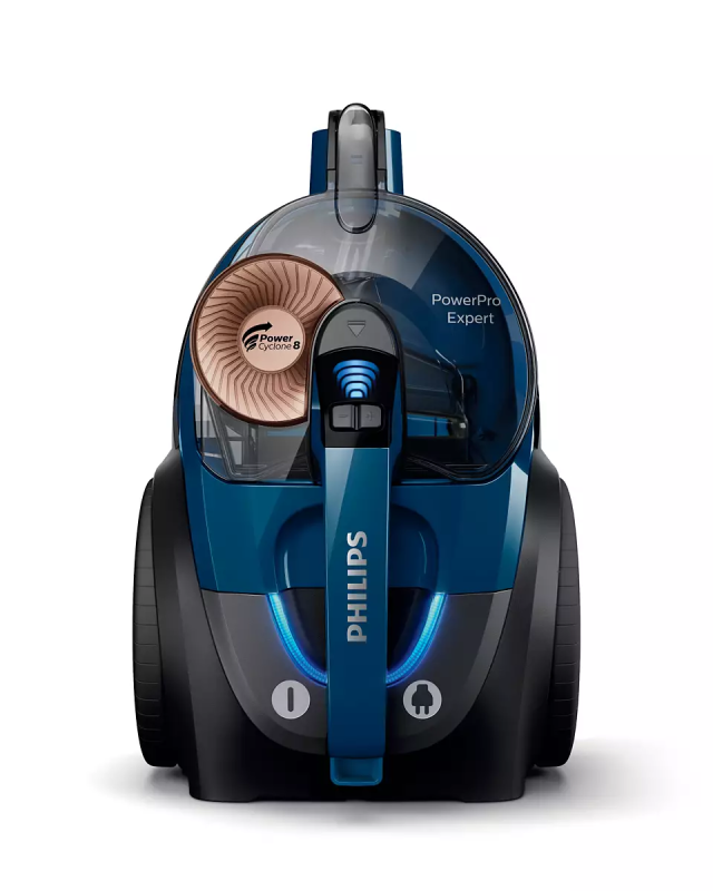 Пилосос Philips контейнерний 7000 series, 900Вт, конт пил -2л, НЕРА, турбощітка, синій
