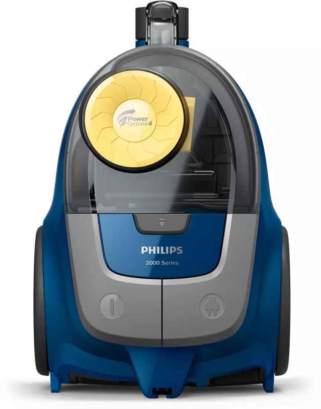 Пылесос Philips контейнерный 2000 series, 850Вт, конт пыль -1,3л, микрофибра, сине-желтый